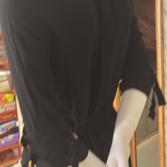 Kenzie knee length dress, black and gold- new with tags, medium - Picture 9 of 10